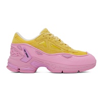 Yellow & Pink Pharaxus Sneakers 241287F128004