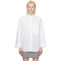 White Derris Shirt 241295F109004