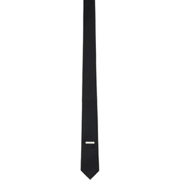 Black Tagged Tie 241299M158000