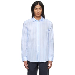 Blue Surian Barai Shirt 241313M192008