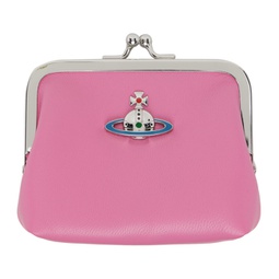 Pink Frame Coin Pouch 241314F038004