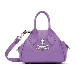 Purple Mini Yasmine Bag 241314F046048