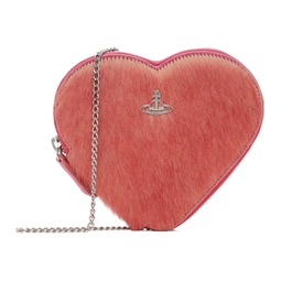 Pink Heart Crossbody Bag 241314F048054