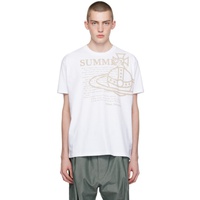 White Summer Classic T-Shirt 241314M213041