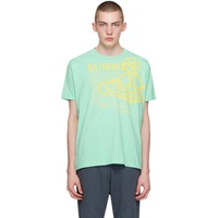 Green Summer Classic T-Shirt 241314M213045