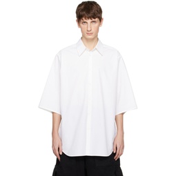 White 3/4 Shirt 241327M192000