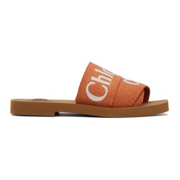 Orange Woody Sandals 241338F124005