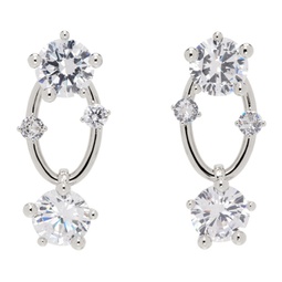 Silver Diamanti Drop Earrings 241340F022012