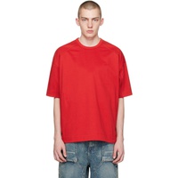 Red Zip Pocket T-Shirt 241343M213020