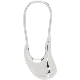 Silver Pebble Mini Single Earring 241353F022009