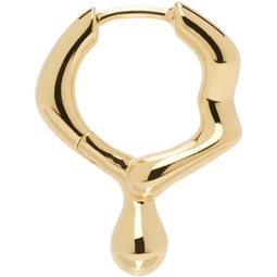 Gold Mira Huggie Single Earring 241353F022013