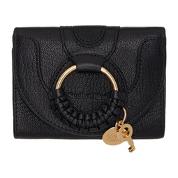 Black Hana Compact Wallet 241373F040014
