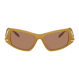Orange Cat-Eye Sunglasses 241376F005037