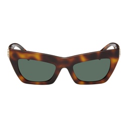 Tortoiseshell Cat-Eye Sunglasses 241376F005040