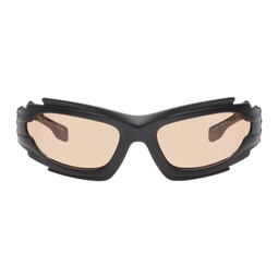 Black Cat-Eye Sunglasses 241376M134009