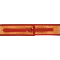 Orange High-Waist Belt 241379F001002