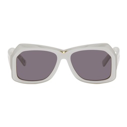 Silver Tiznit Sunglasses 241379F005003