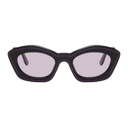Black & Purple RETROSUPERFUTURE Edition Kea Island Sunglasses 241379F005008