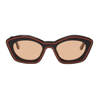 Black & Orange RETROSUPERFUTURE Edition Kea Island Sunglasses 241379F005009