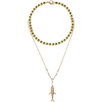 Gold Charm Necklace 241379F023011