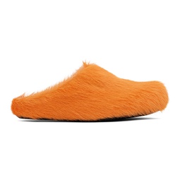 Orange Fussbett Sabot Slip-On Loafers 241379F121026