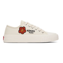 Off-White Kenzo Paris Foxy Canvas Sneakers 241387F128000