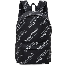 Black Kenzo Paris Verdy Edition Kenzogram Backpack 241387M166000