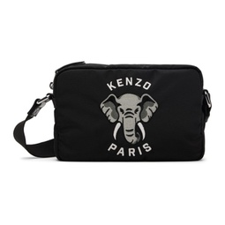 Black Kenzo Paris Crossbody Bag 241387M170007