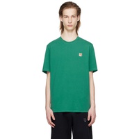 Green Bold Fox Head T-Shirt 241389M213006