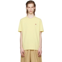 Yellow Bold Fox Head T-Shirt 241389M213007