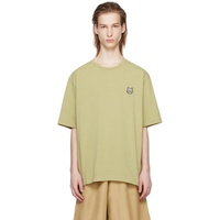 Green Bold Fox Head T-Shirt 241389M213009