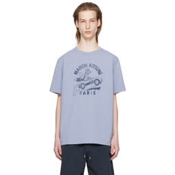 Blue Racing Fox T-Shirt 241389M213057