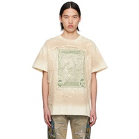 Beige Currency T-Shirt 241389M213060