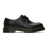Black Ramsey Smooth Leather Oxfords 241399M225050