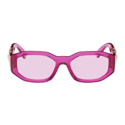 Pink Medusa Biggie Sunglasses 241404F005038