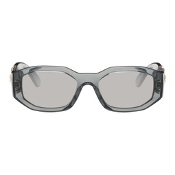 Gray Medusa Biggie Sunglasses 241404F005043