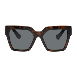 Brown Medusa Deco Butterfly Sunglasses 241404F005060