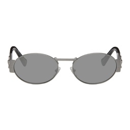 Silver Oval Sunglasses 241404M134025