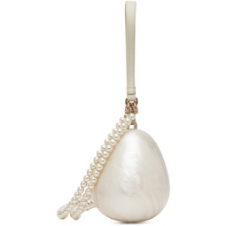 Off-White Micro Pearl Egg Bag 241405F048012