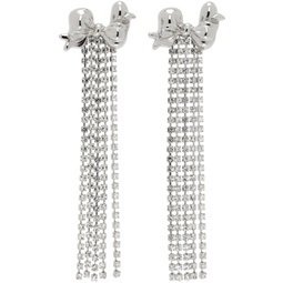 Silver Bow Ionic Earrings 241416F022022
