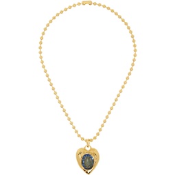 Gold & Blue Pacha Necklace 241416F023008