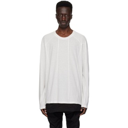 Off-White Paneled Long Sleeve T-Shirt 241420M213026
