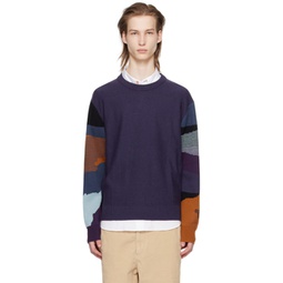 Purple Plains Sweater 241422M201001
