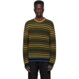 Multicolor Stripe Sweater 241422M201004