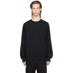 Black Paneled Sweatshirt 241422M204012