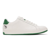 White & Green Albany Sneakers 241422M237002