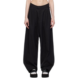 Black Belted Trousers 241429F087014