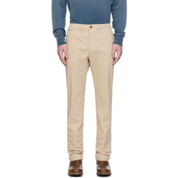 Beige Officers Trousers 241435M191002