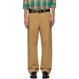 Khaki Field Trousers 241435M191003