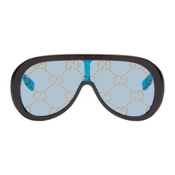Black Shield Sunglasses 241451F005030